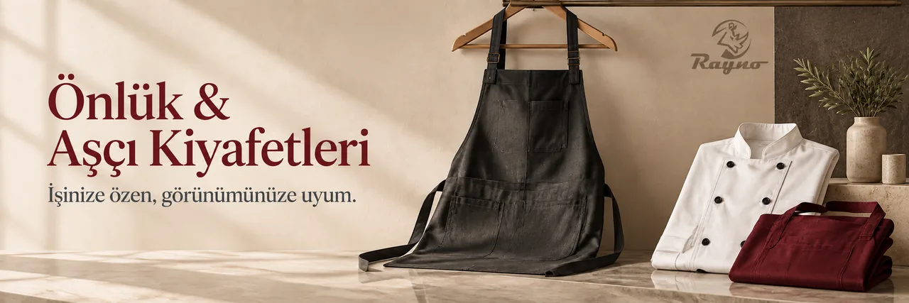 Önlük & Aşçı Kıyafetleri: İşinize özen, görünümünüze uyum.