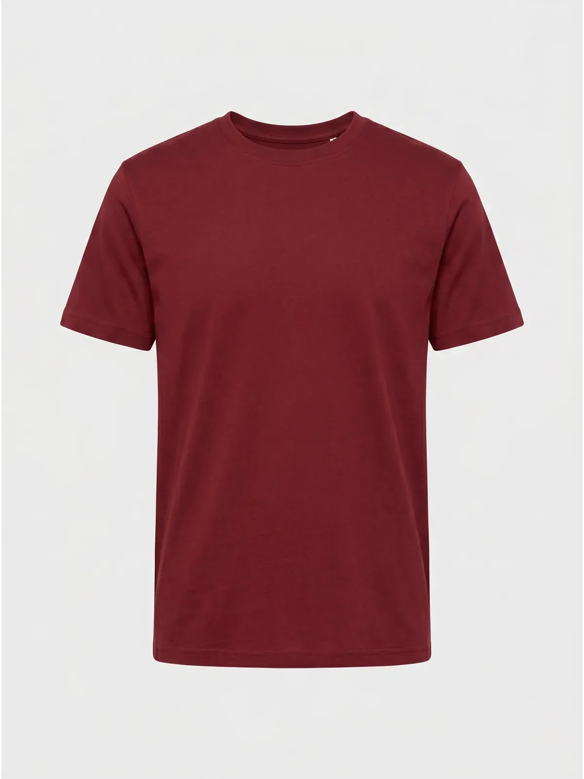 Bisiklet Yaka Tişört - Bordo · RM-İK-TDY-306