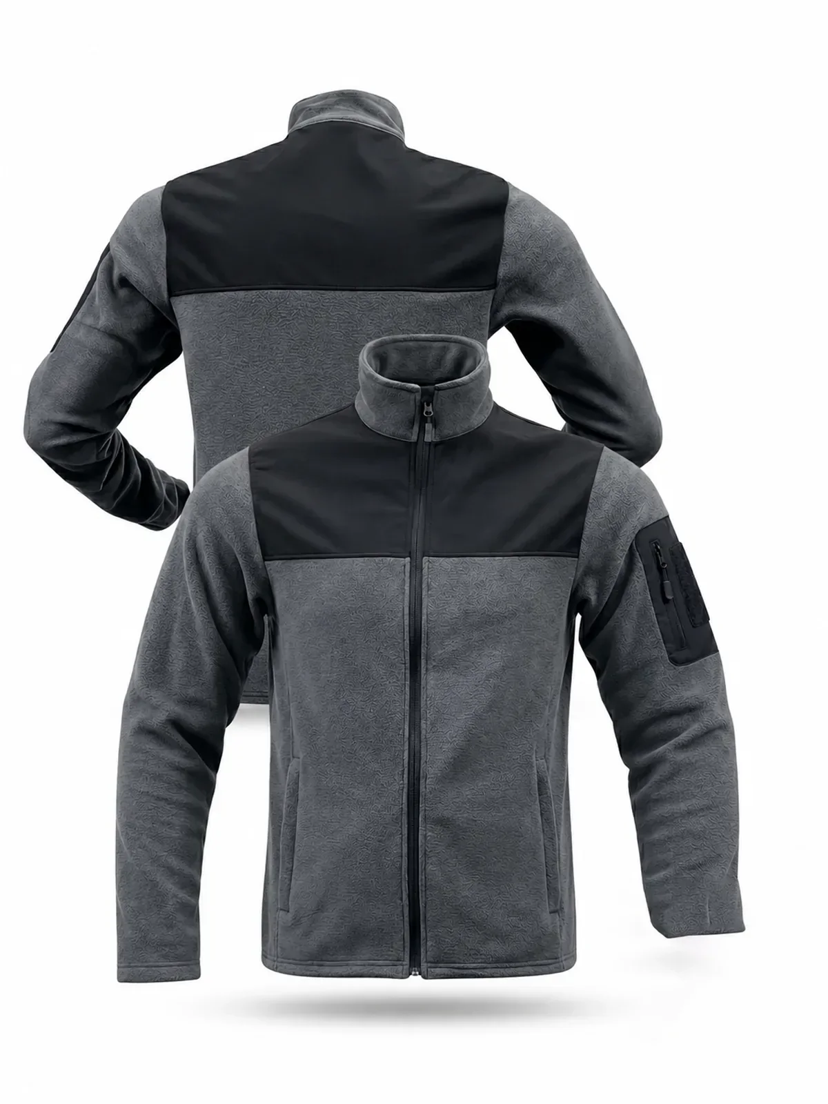 Softshell Robalı Polar Mont - Siyah Gri · RM-İK-MC-14