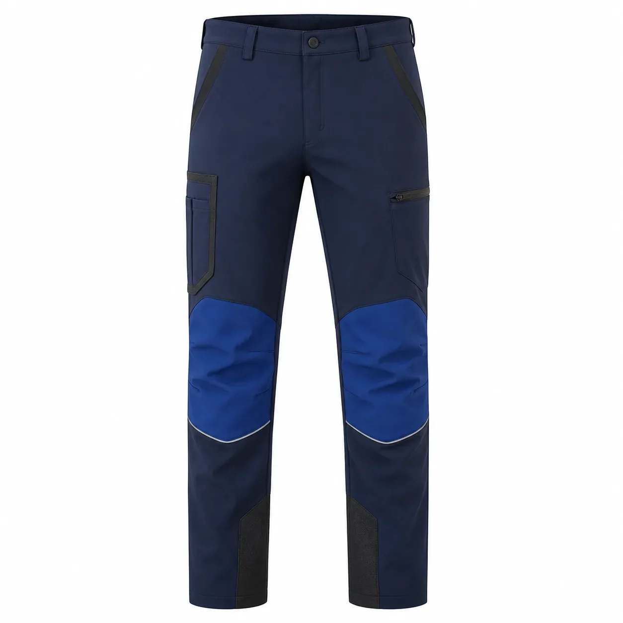 Lacivert Saks Diz Takviyeli Softshell Pantolon - lacivert / saks · RM-İK-PG-375