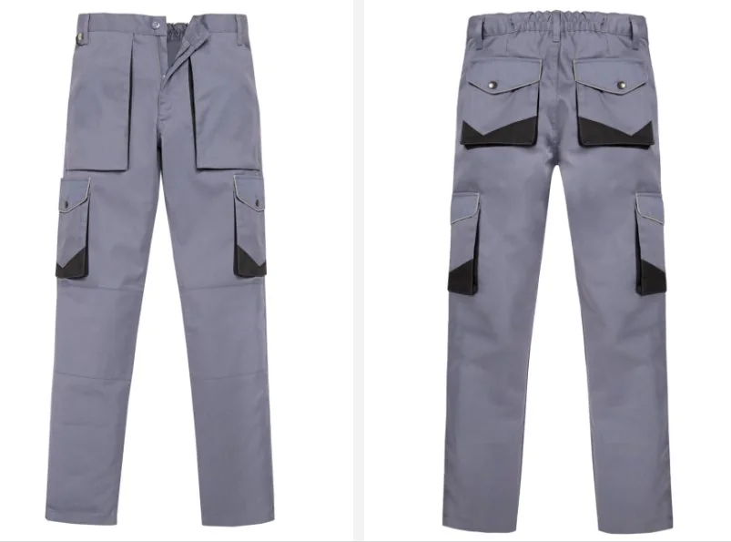 Gri Takviyeli Kargo Pantolon · RM-İK-PG-411