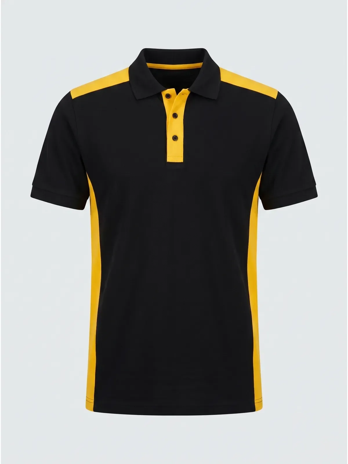 Model Polo Yaka Tişört - Siyah Sarı · RM-İK-TPY-340