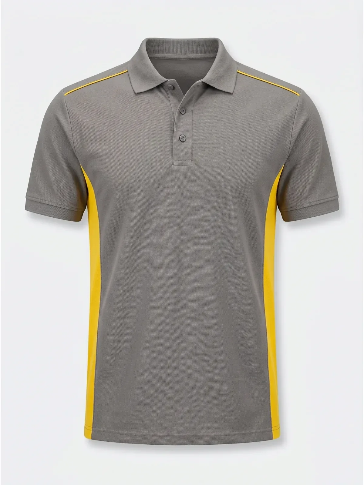 Jakar Model Polo Yaka Tişört - Gri Sarı · RM-İK-TPY-354