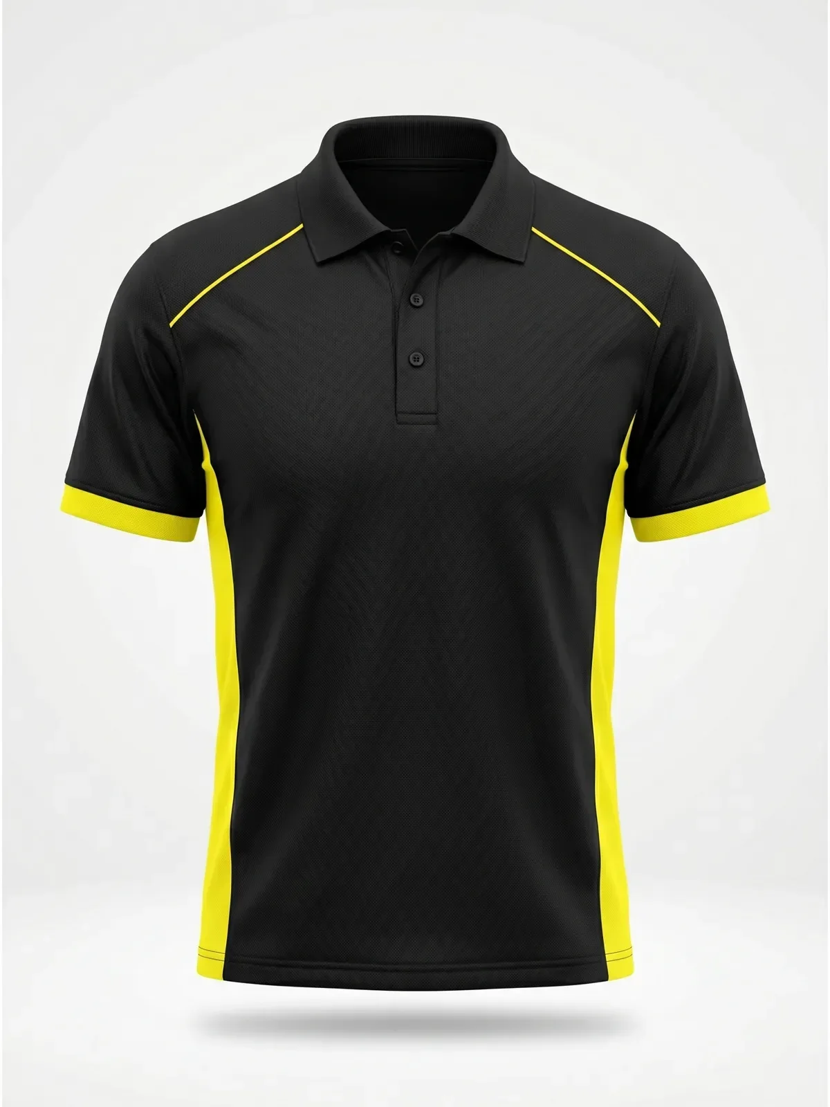Jakar Model Polo Yaka Tişört - Siyah Sarı · RM-İK-TPY-358
