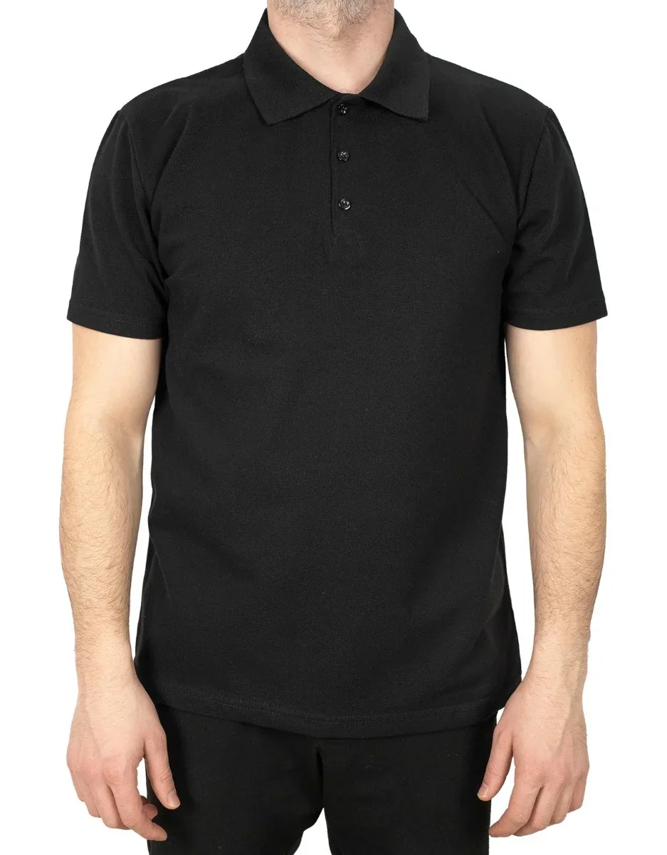 Polo Yaka Tişört - Siyah · RM-İK-TPY-401