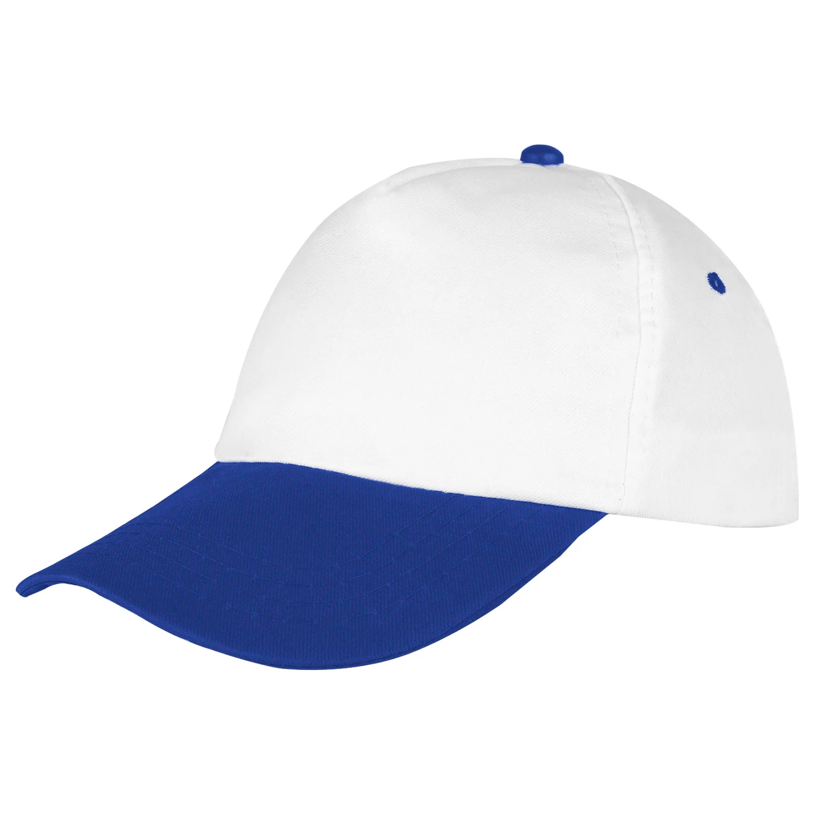Polyester Şapka - Beyaz / Saks Mavi · RM-İK-SB-49 (1/3)