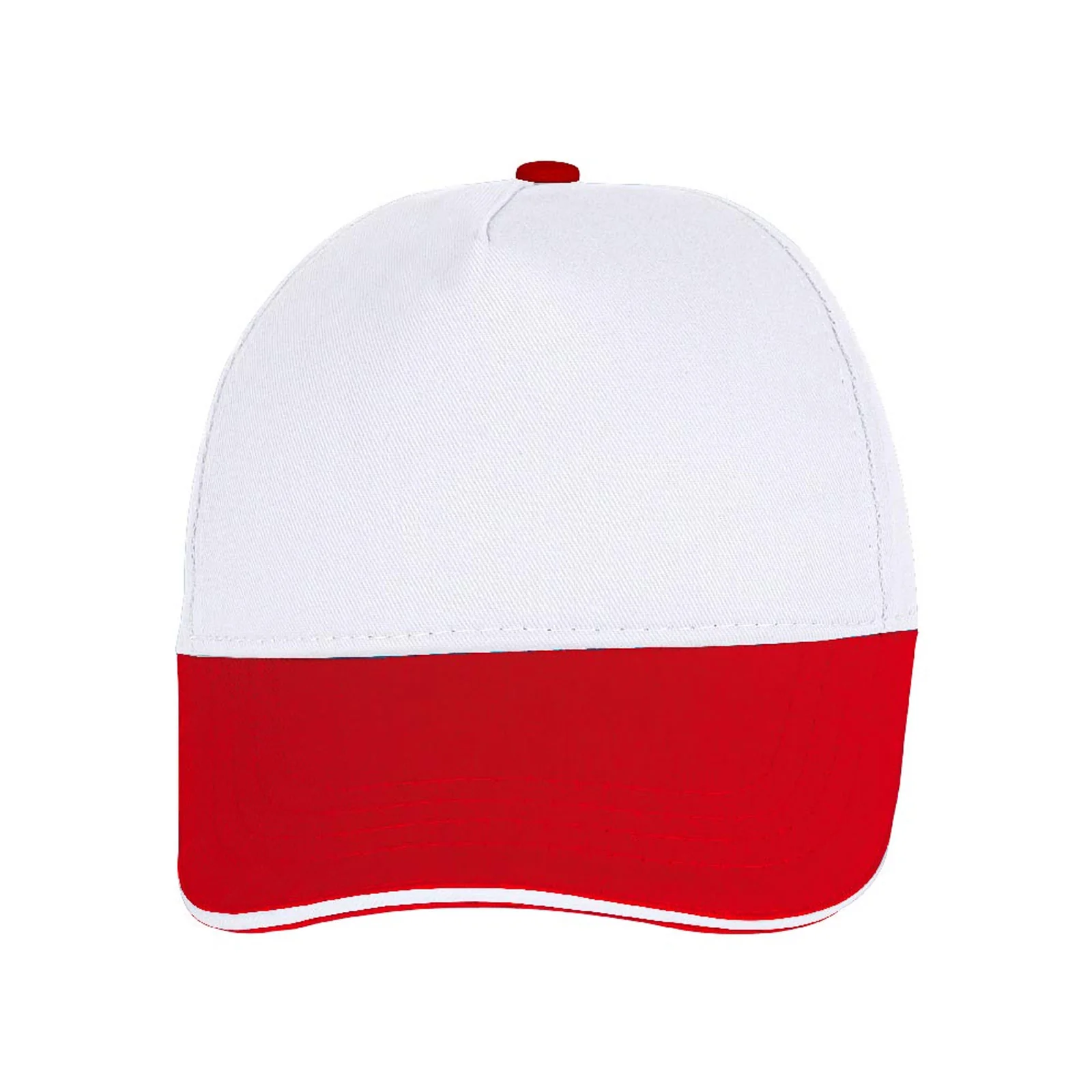 Sandwıch Siper Cotton Şapka - Beyaz / Kırmızı · RM-İK-SB-62 (2/3)