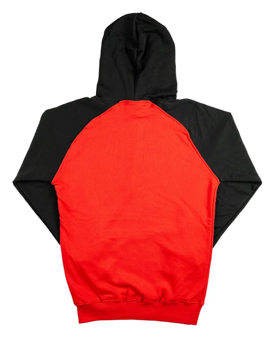 Reglan Gövde Kapüşonlu Sweatshirt İplik Şardonsuz - Kırmızı · RM-İK-SW-29 (2/3)
