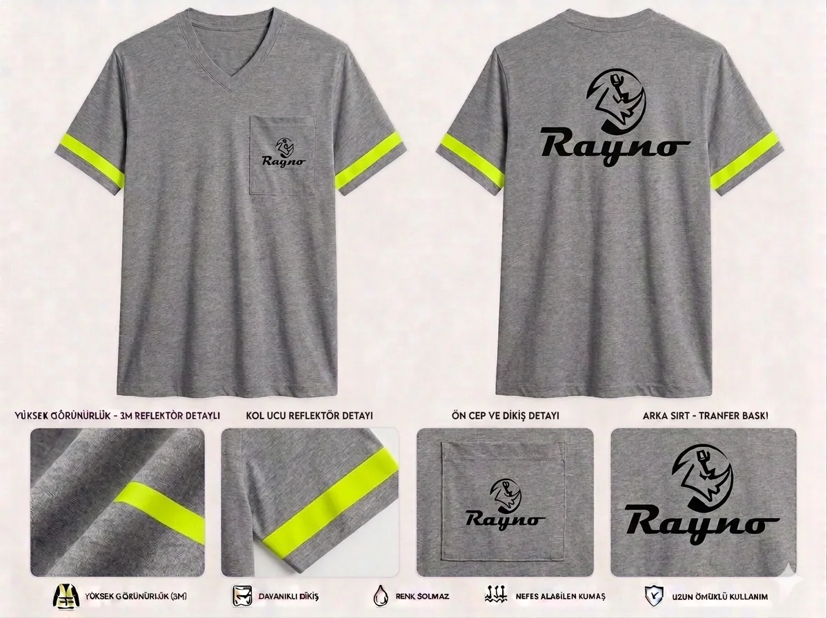 V Yaka Tshirt - RM-İK-TVY-322