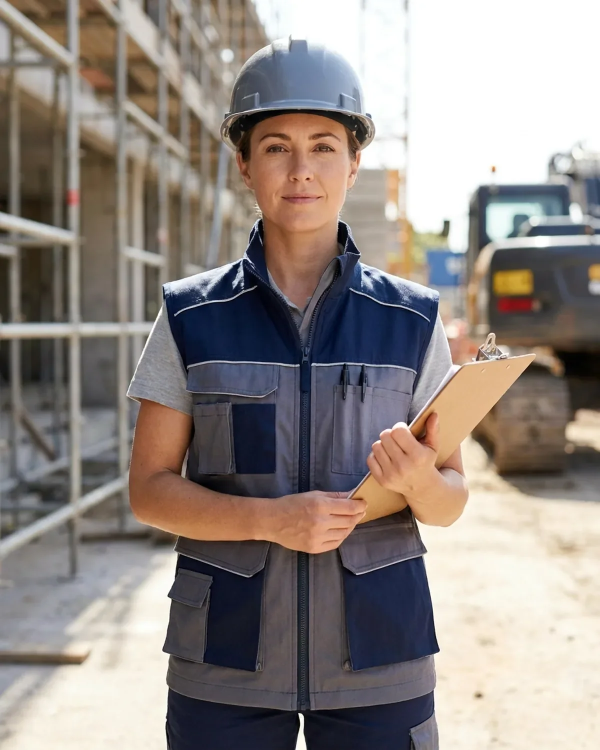 Lacivert-Gri Çok Cepli Yelek · RM-İK-YL-152