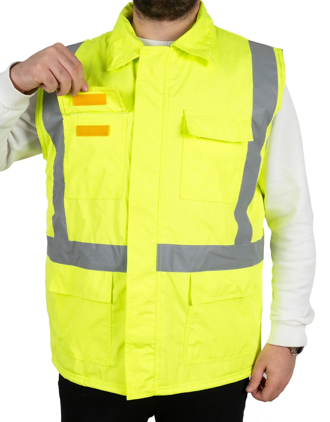 Kapitoneli Reflektörlü Yelek - Sarı · RM-İK-YL-63 (4/5)