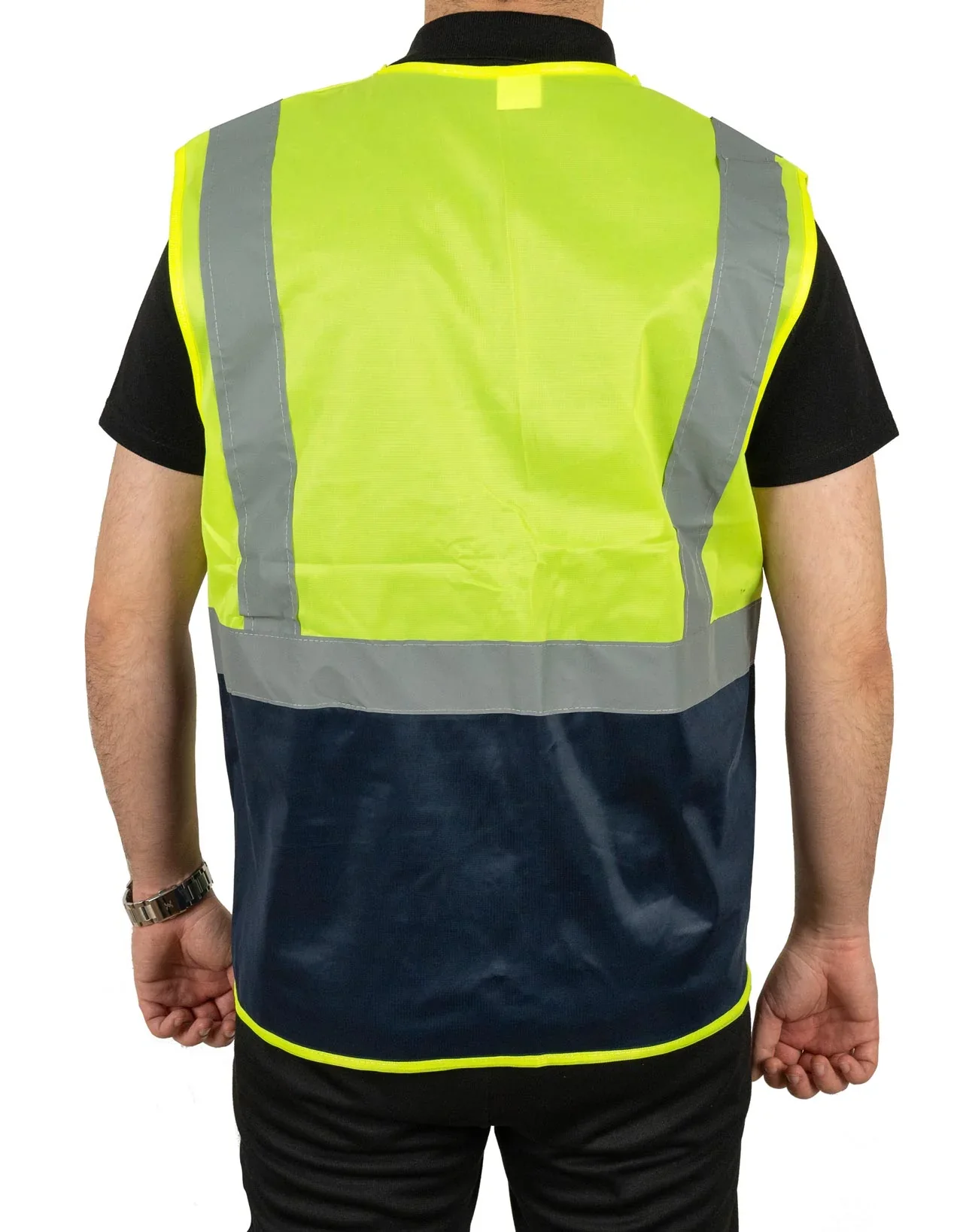 Reflektörlü Mühendis İkaz Yeleği Lacivert Hi Vis - Sarı · RM-İK-YL-71 (3/5)