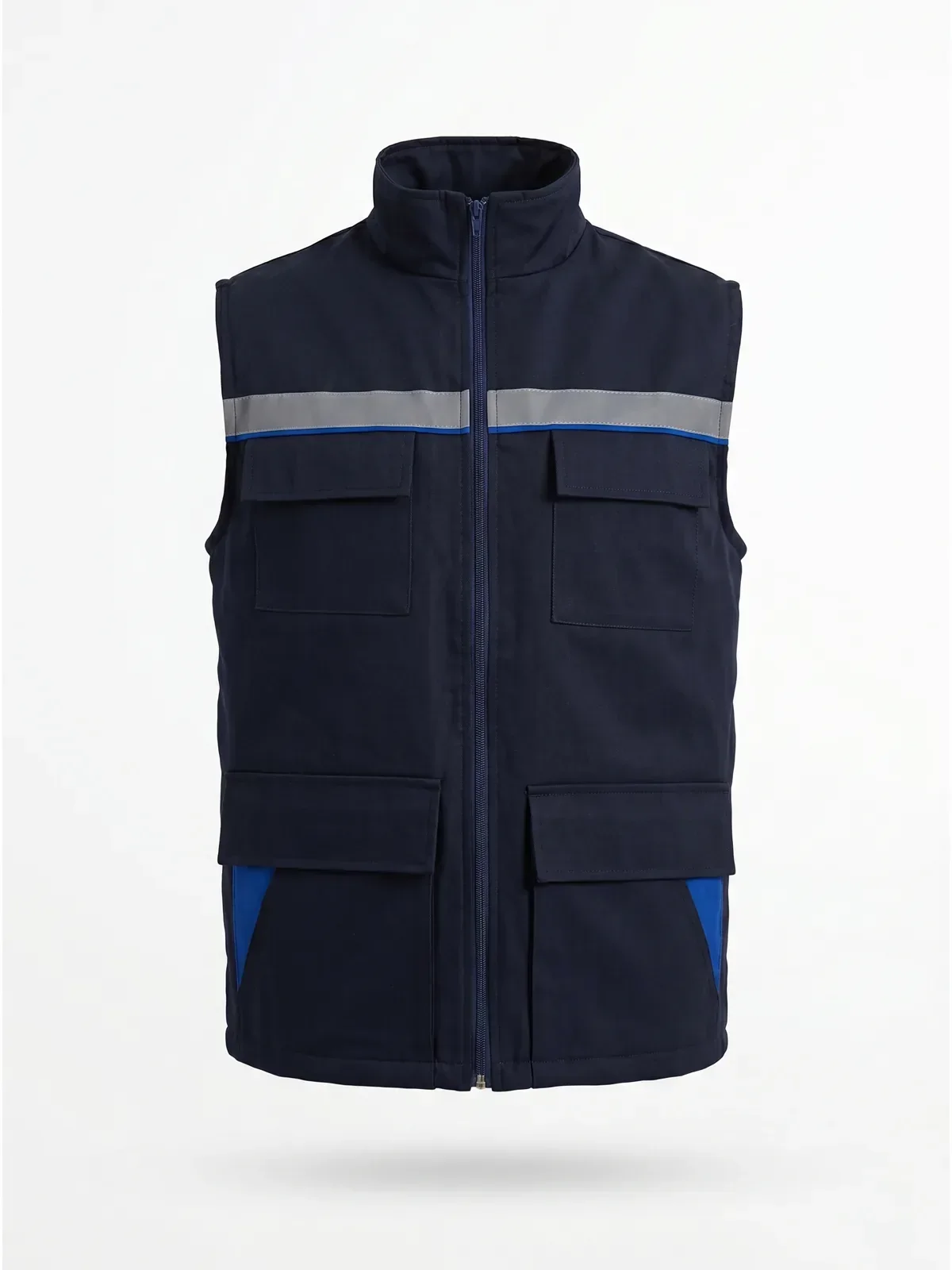 Gabardin İş Yeleği Reflektörlü Kışlık · RM-İK-YL-9