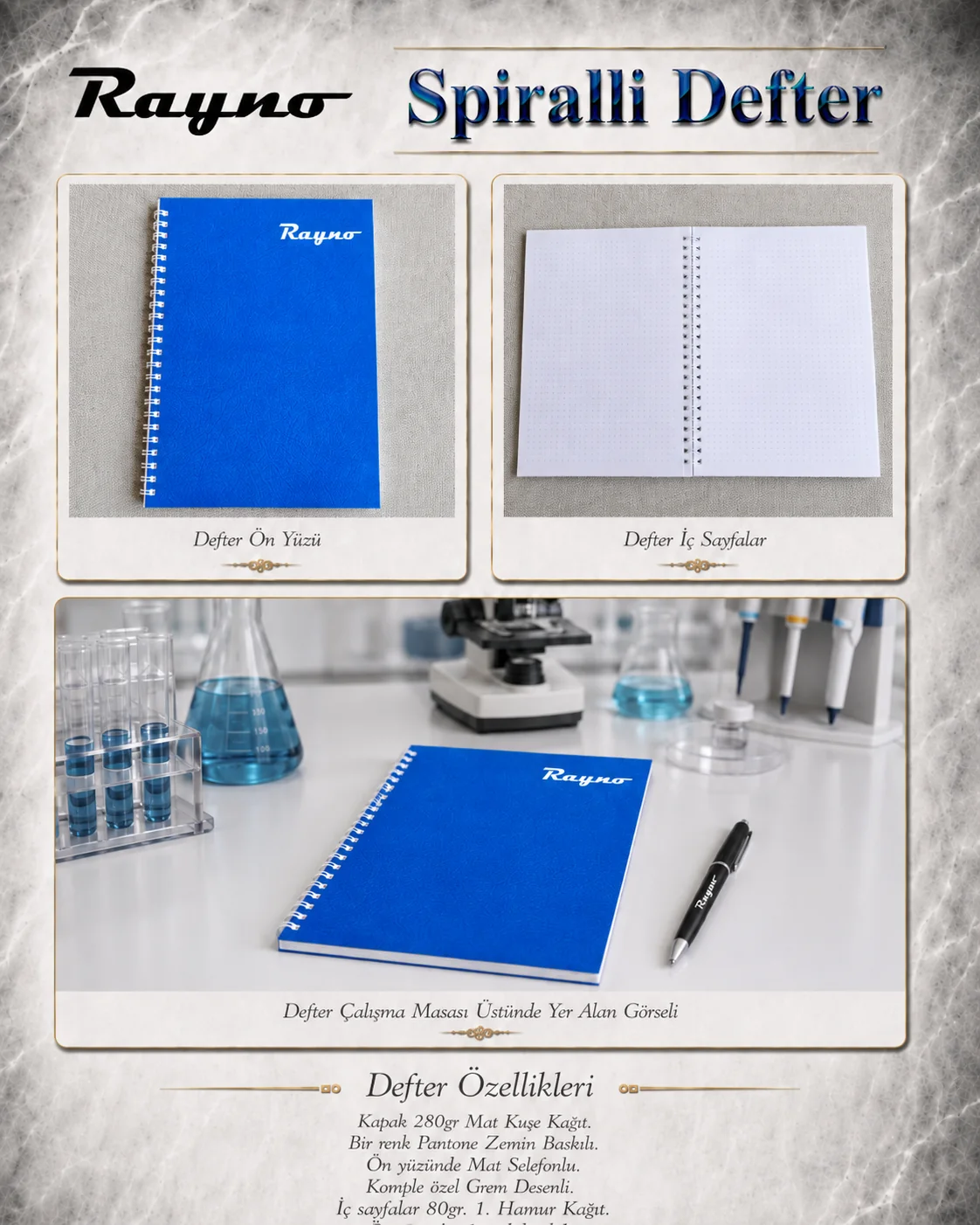 Defter - 4 Spiralli Defter