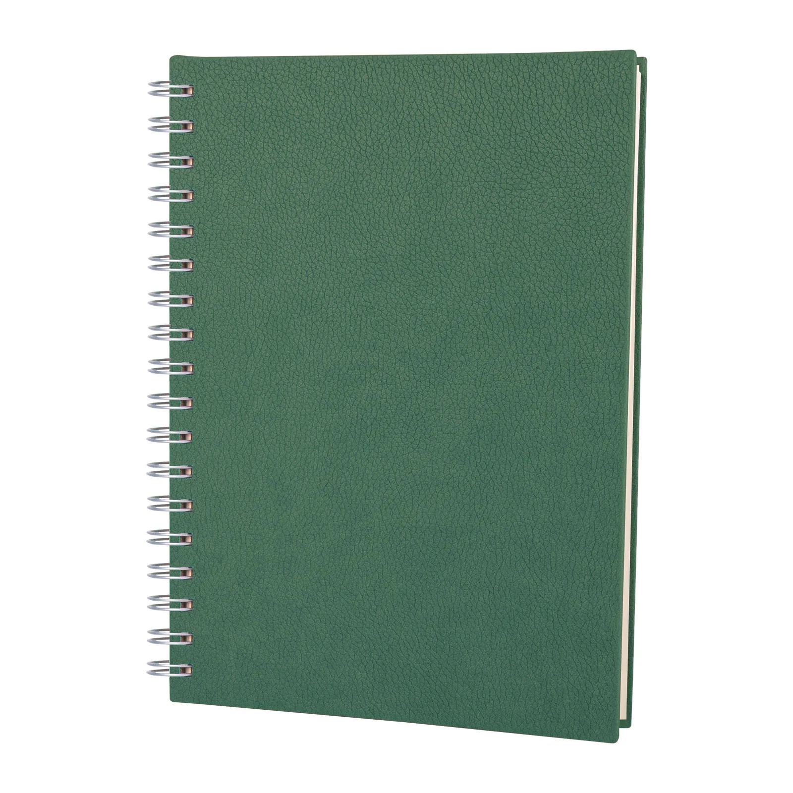 Kareli Spiralli Tarihsiz Defter 17x24 cm - Yeşil · RM-M-D-164