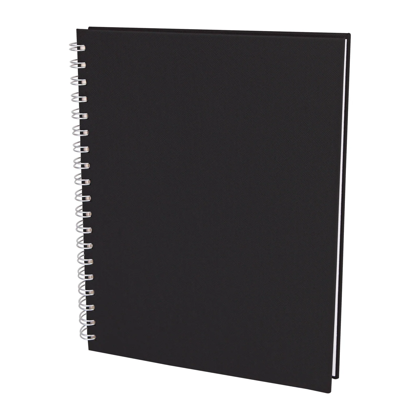 Kareli Spiralli Tarihsiz Defter 19x25 cm - Siyah · RM-M-D-177