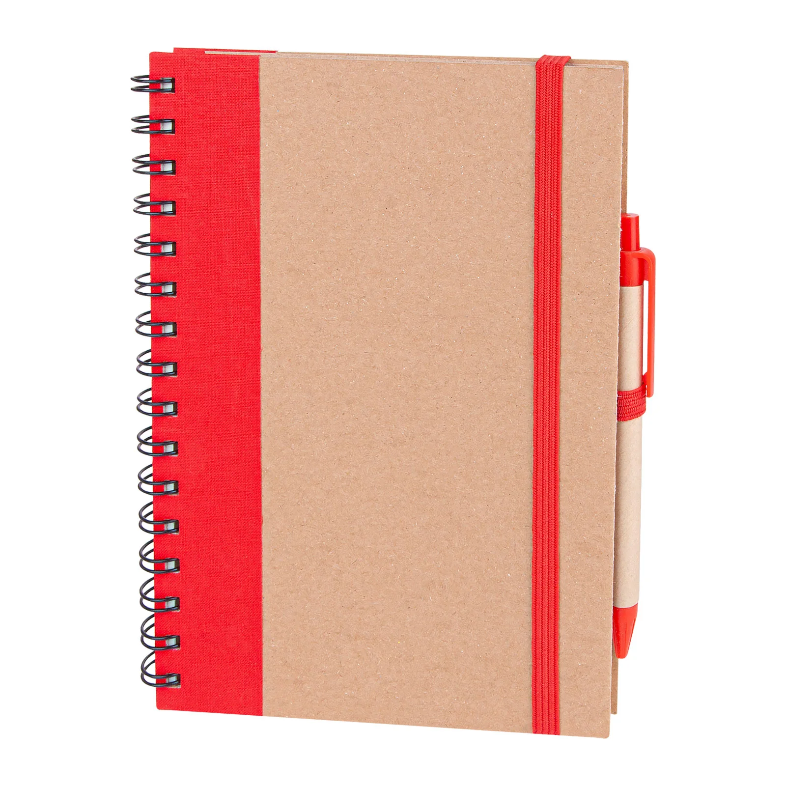 Spiralli Tarihsiz Defter 15x21 cm - Kırmızı · RM-M-D-8