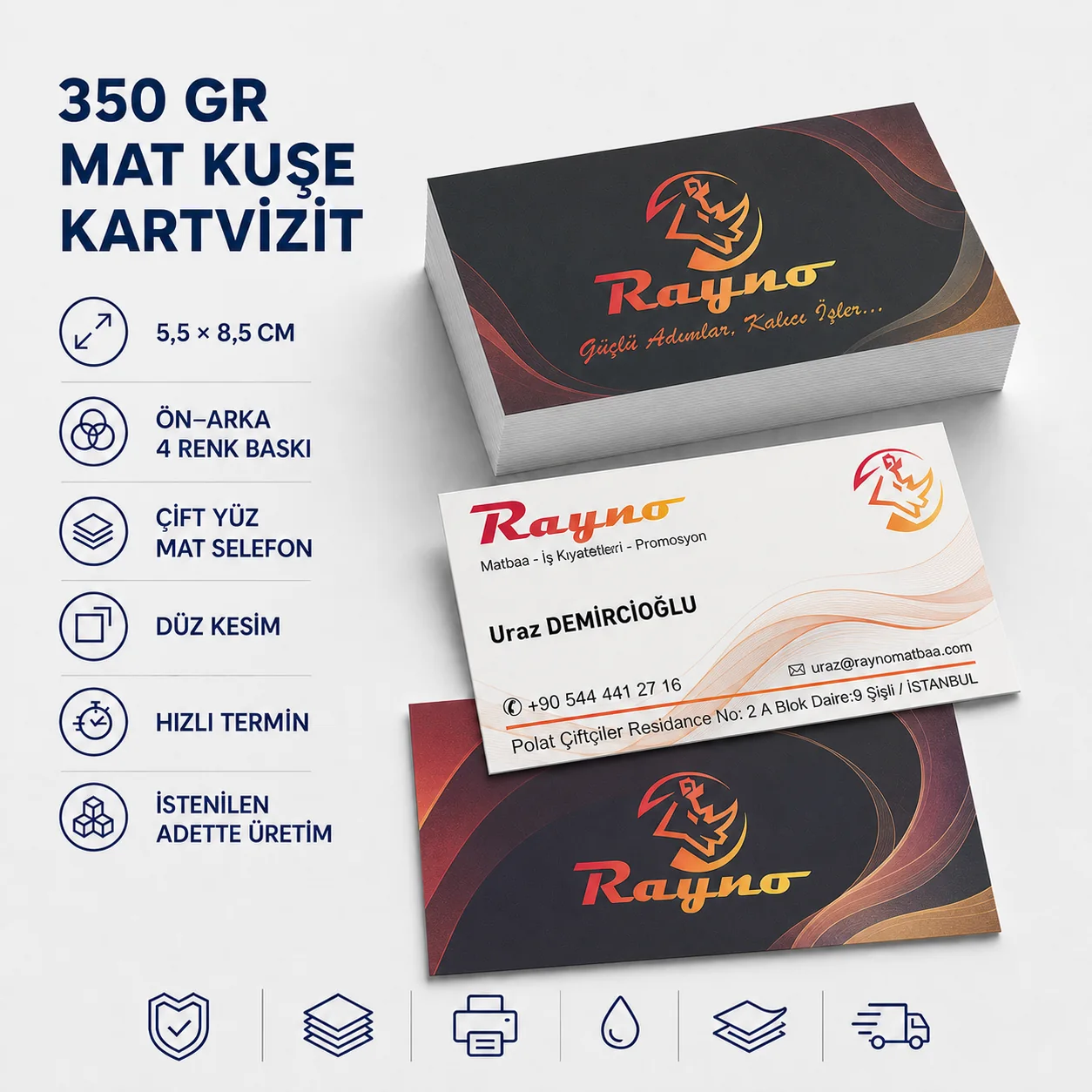 Kartvizit - RM - MK - 3506