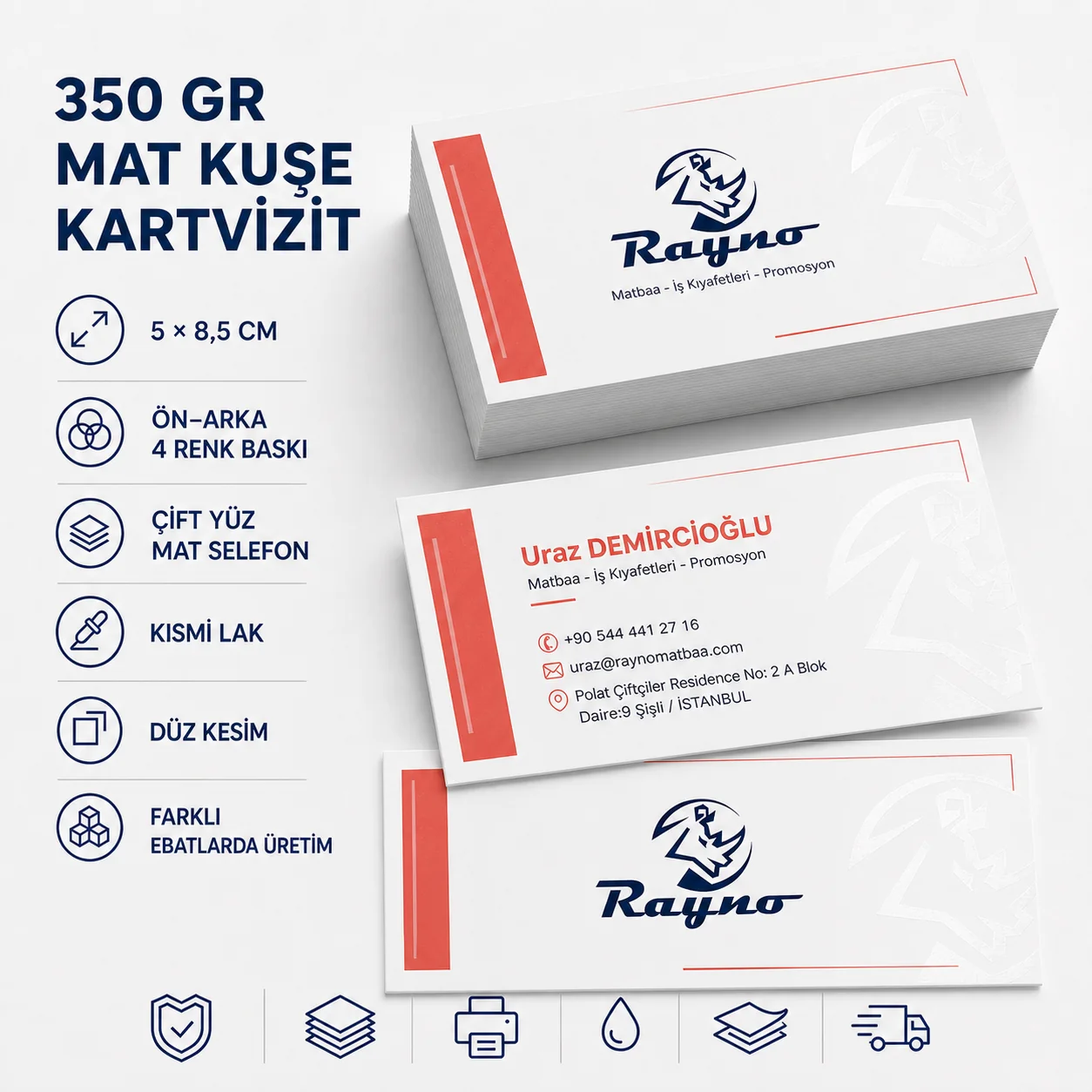 Kartvizit - RM - MKL - 3504