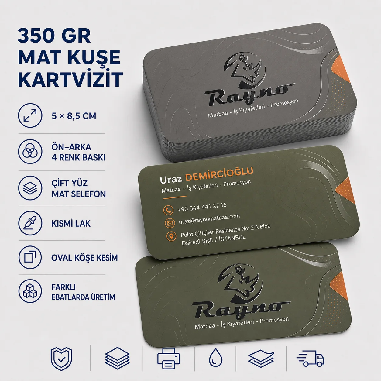 Kartvizit - RM - MKL - 3506