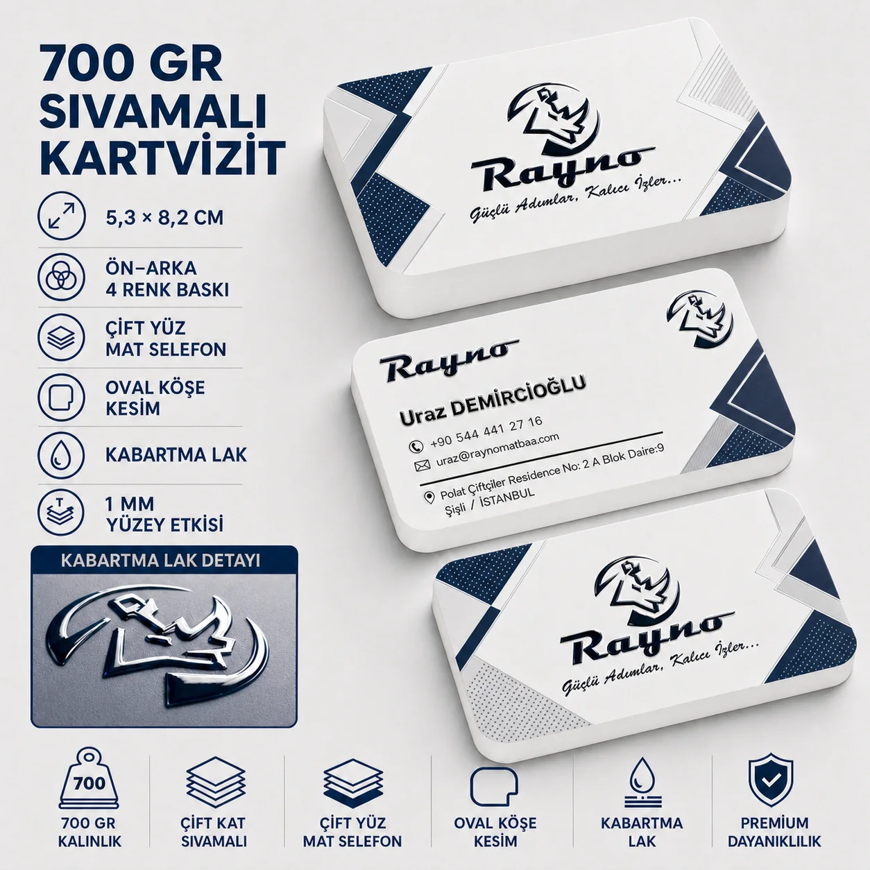 Kartvizit - RM - MK - 7001