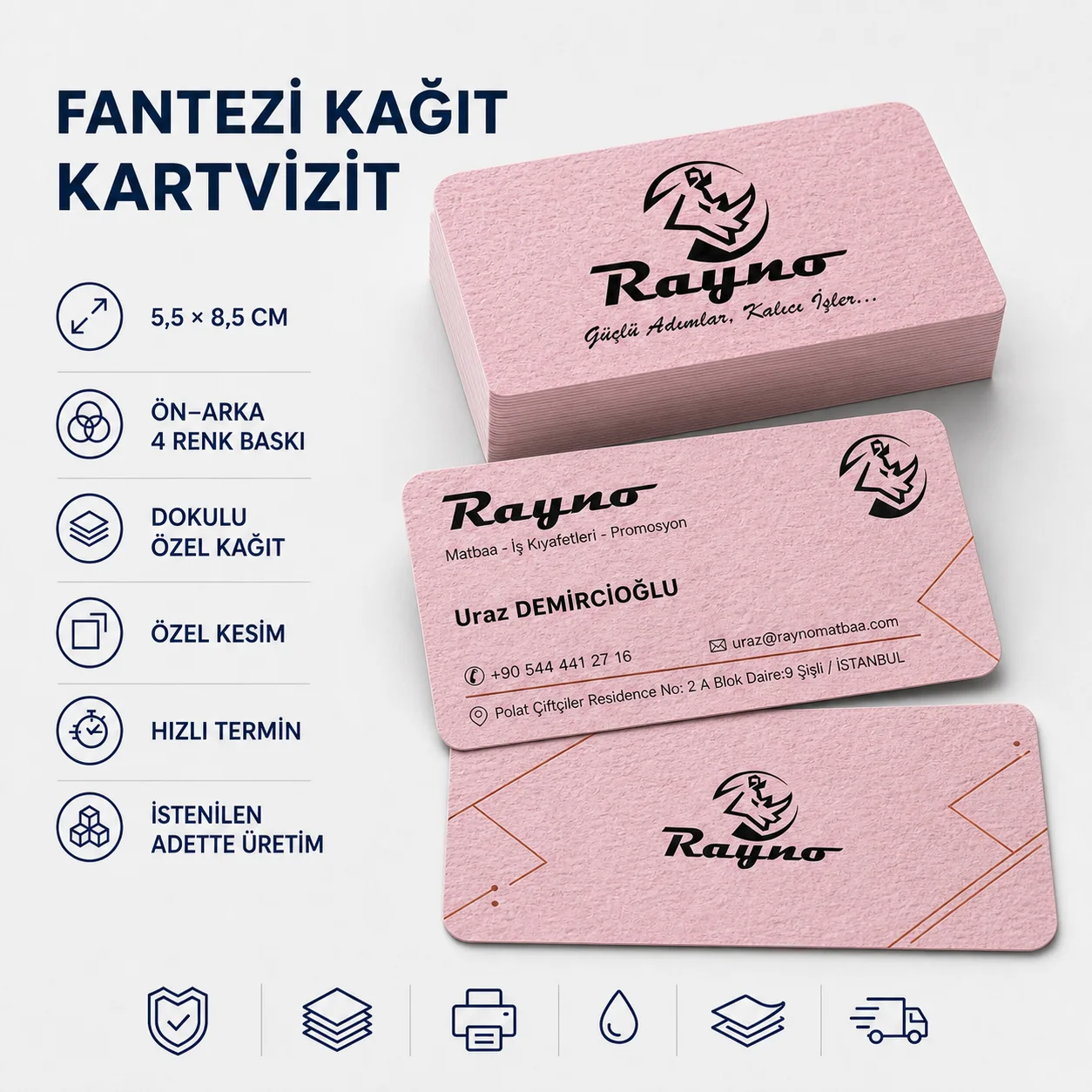 Kartvizit - Fantzazi Kağıt Kartvizit 1