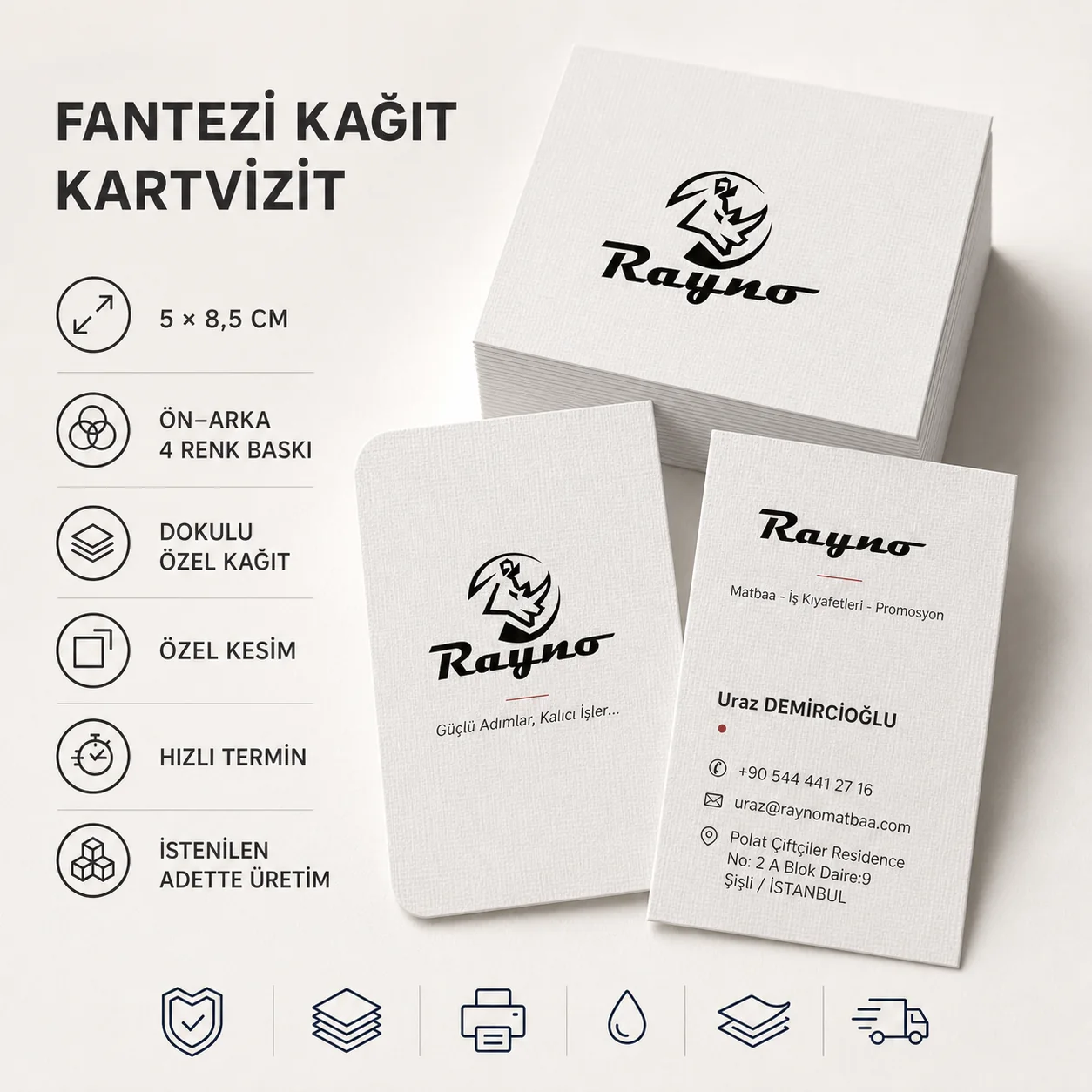 Kartvizit - Fantzazi Kağıt Kartvizit 4