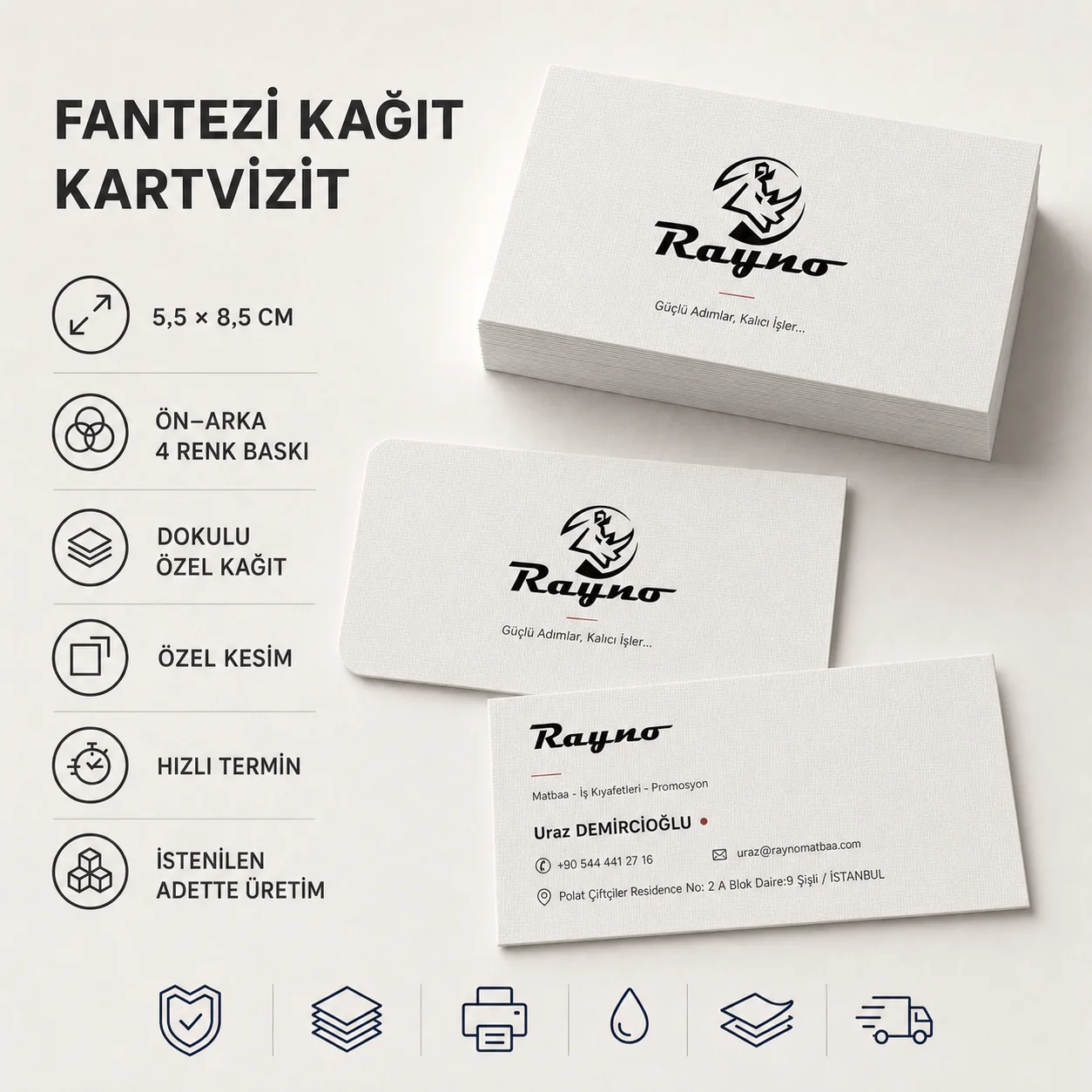 Kartvizit - Fantzazi Kağıt Kartvizit 5