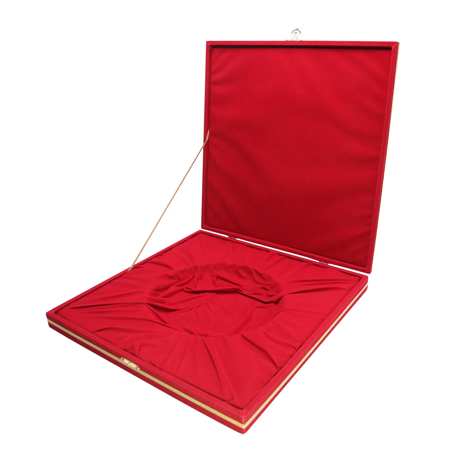Kadife Tabak Kutusu 27x27 cm - Kırmızı · RM-M-KT-10