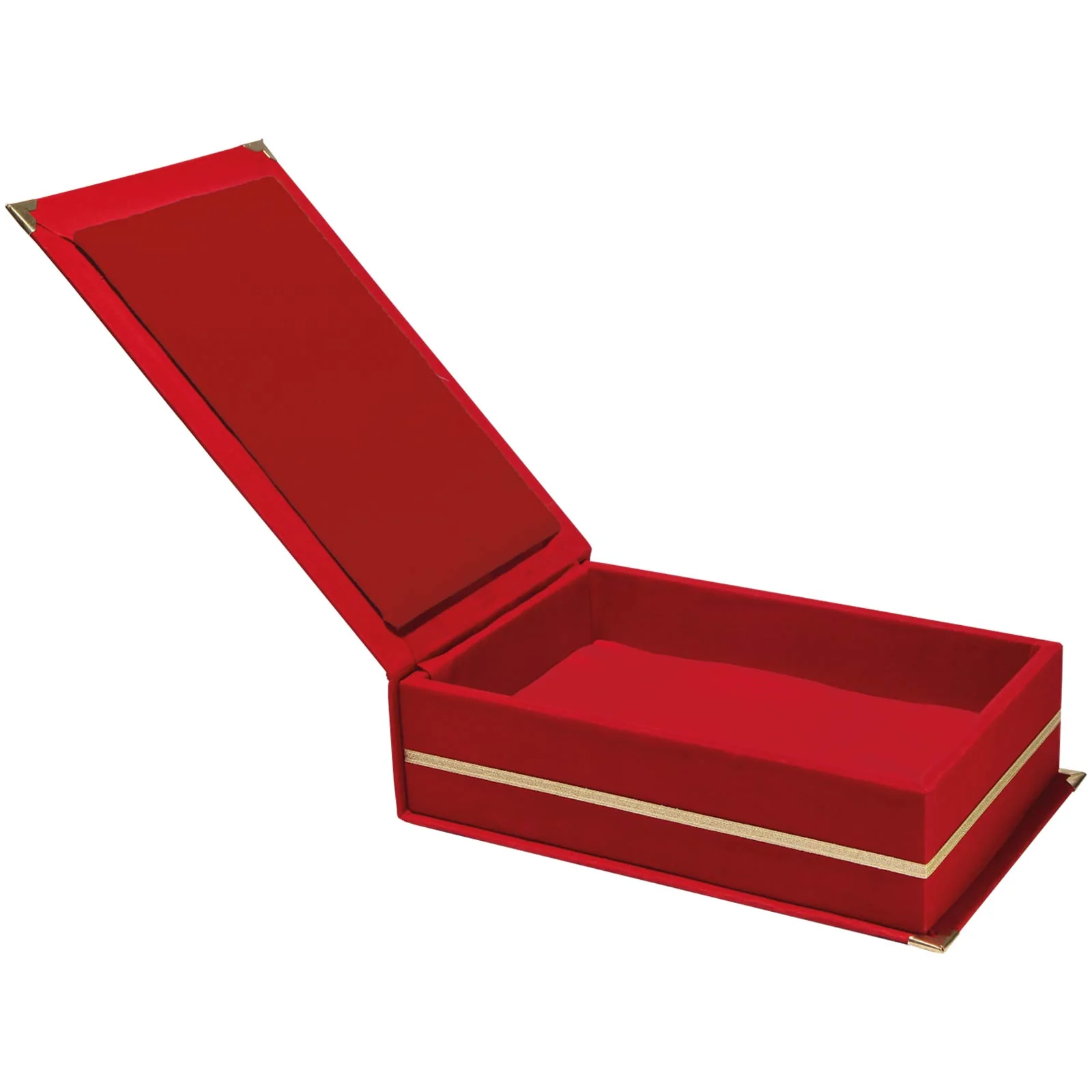Kadife Plaket Kutusu 14x24 cm - Kırmızı · RM-M-KT-7