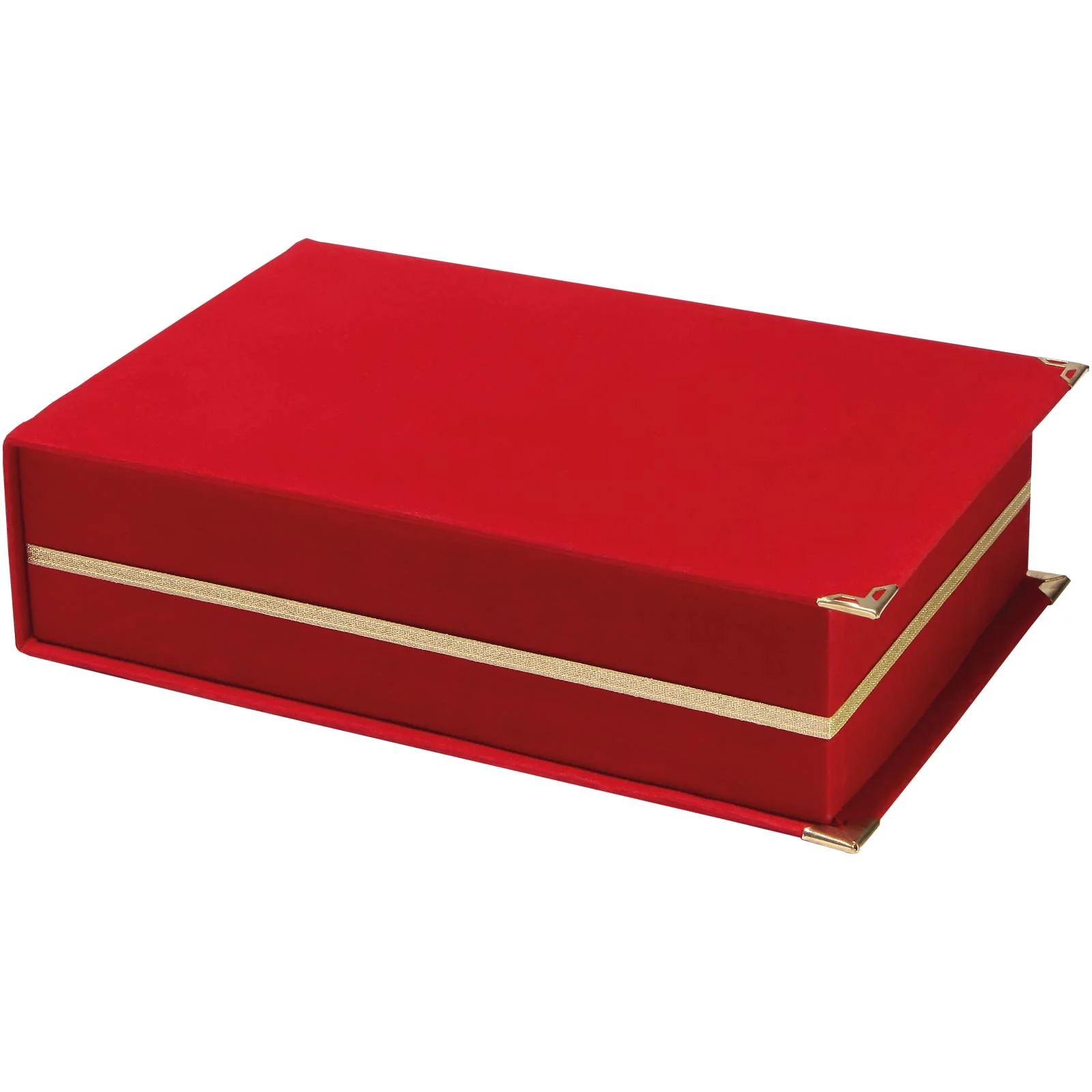 Kadife Plaket Kutusu 14x24 cm - Kırmızı · RM-M-KT-7 (2/2)