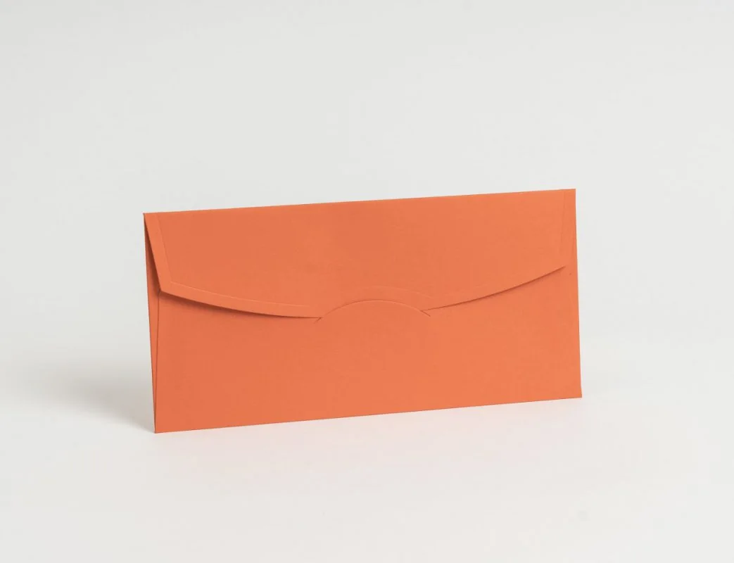Davetiye zarfı 11x22 cm - Koyu Turuncu · RM-M-ZF-125
