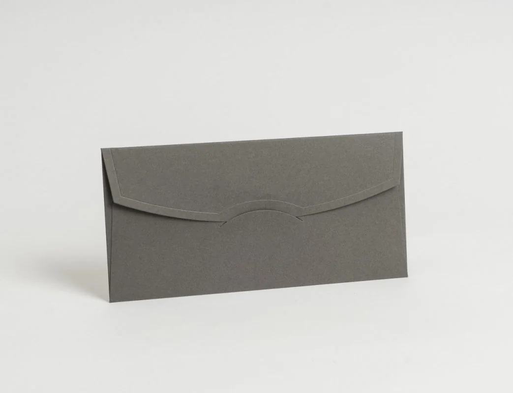 Davetiye zarfı 11x22 cm - Koyu Gri · RM-M-ZF-223