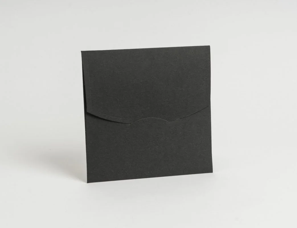 Davetiye zarfı 16x16 cm - Siyah · RM-M-ZF-521