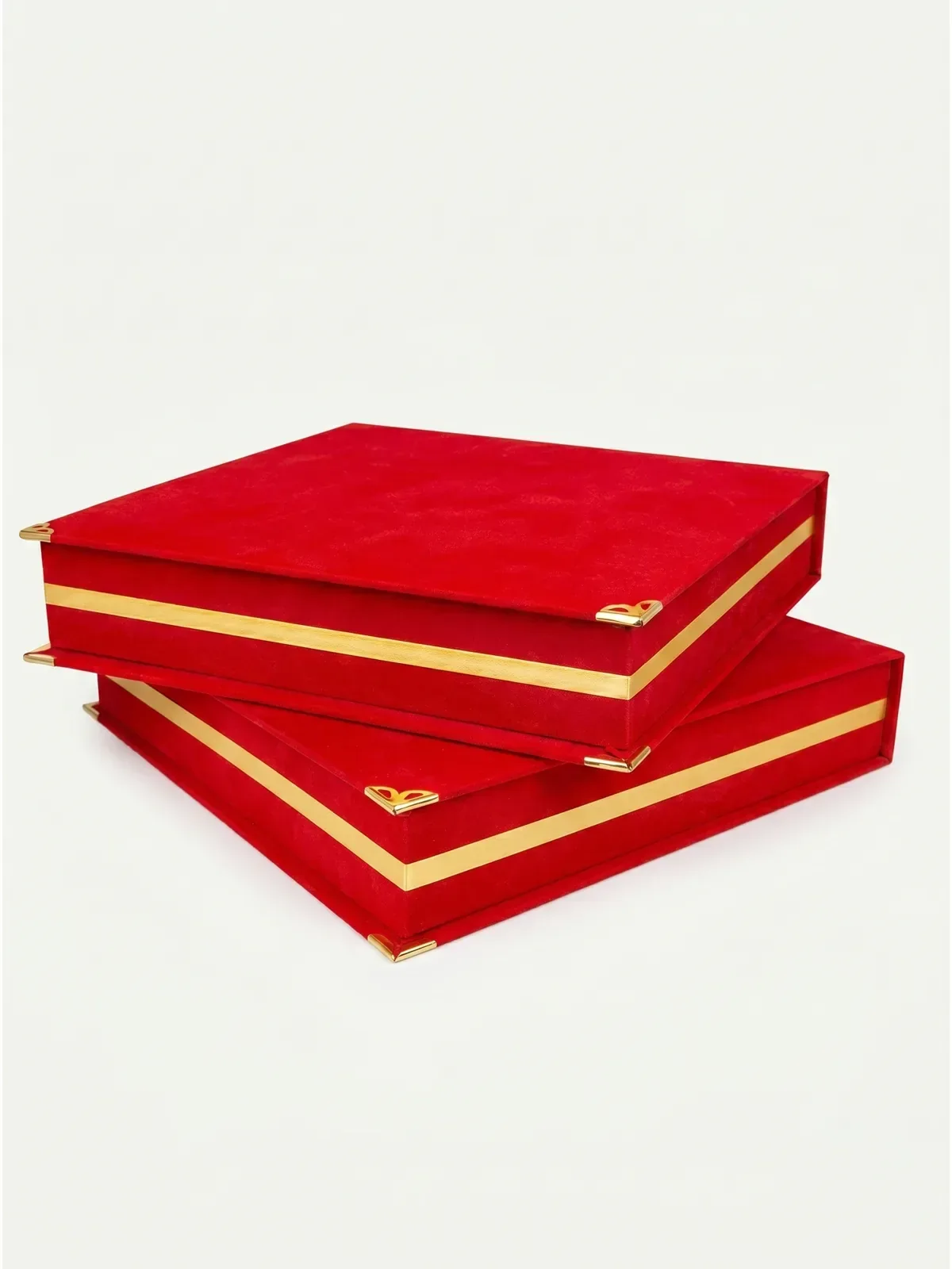 Plaket Kutusu Tabak 29 x 29 cm Kadife 2'li Paket · RM-P-PL-19