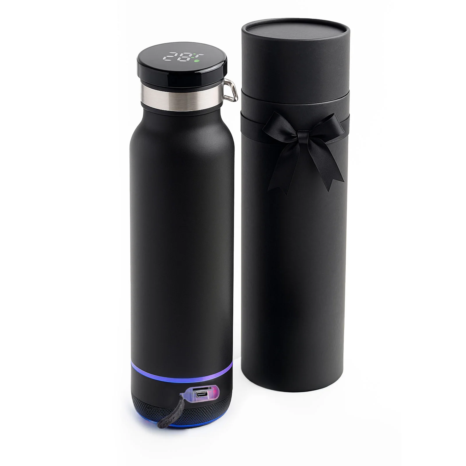 650 ml Dereceli Hoparlörlü Termos - Siyah · RM-P-T-236