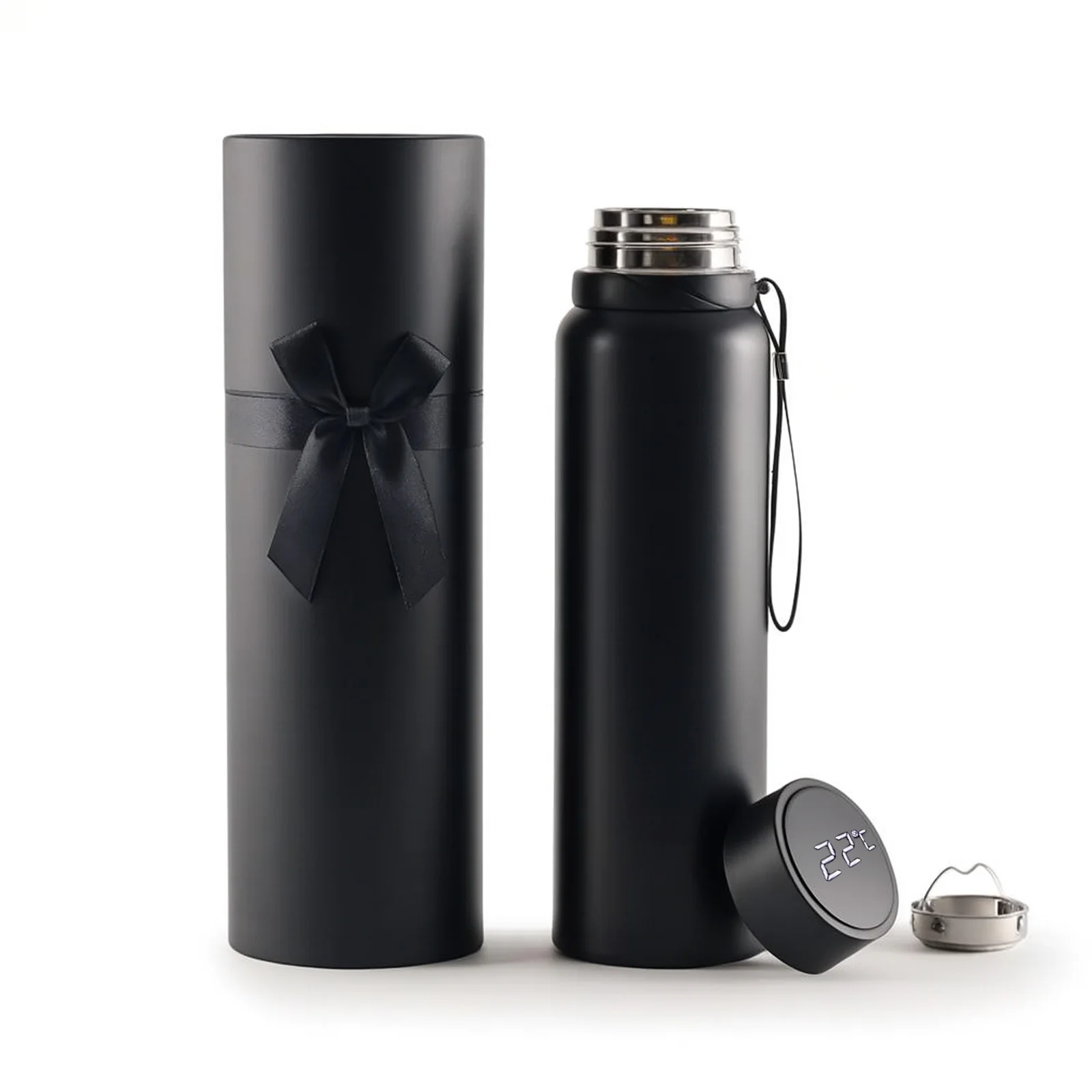 1000 ml Dereceli Termos - Siyah · RM-P-T-249