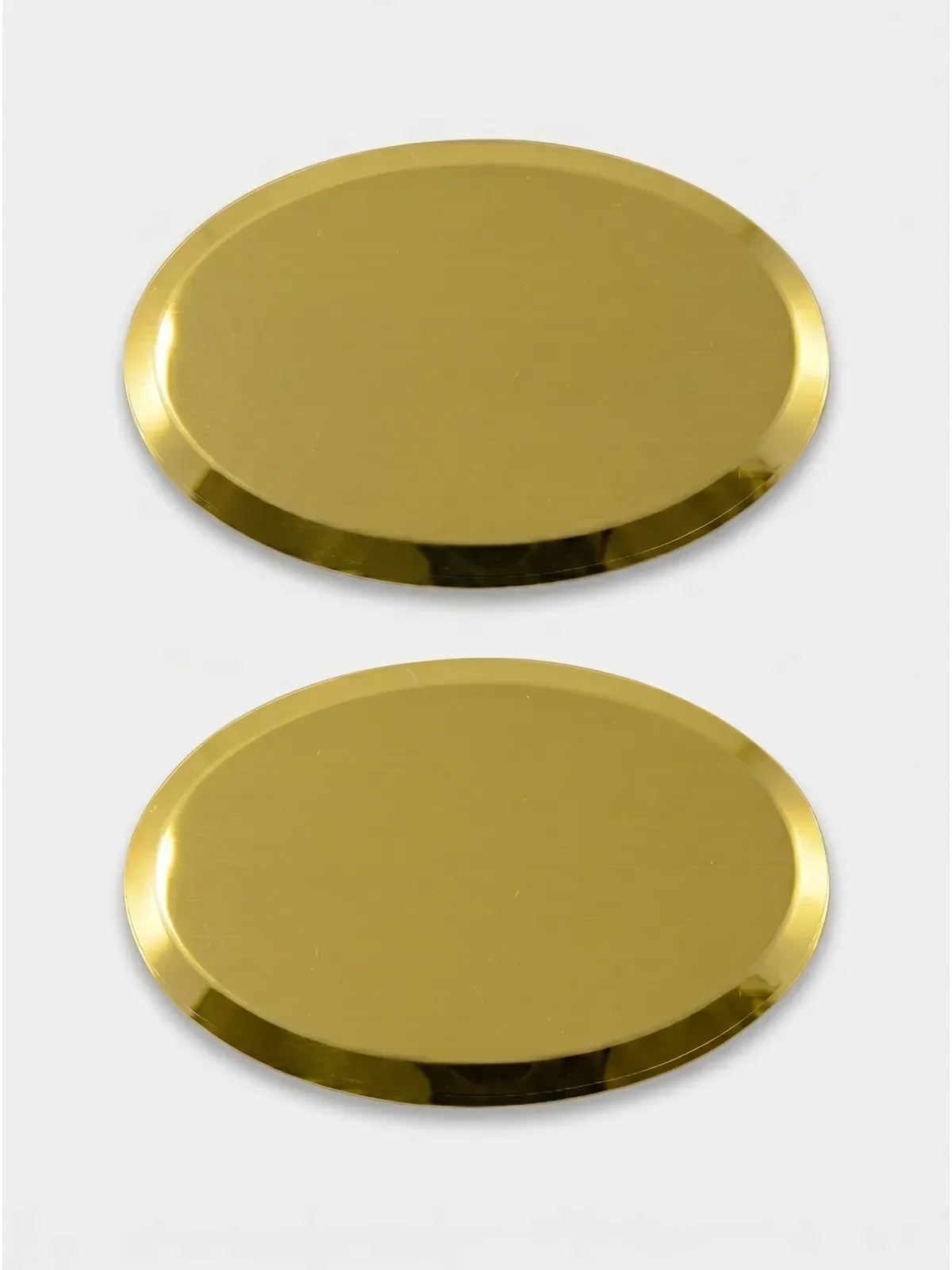 Yaka İsimliği Süblimasyon Oval Metal - Altın · RM-P-YK-6