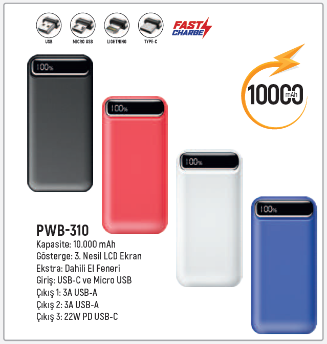 Powerbank - PWB-310